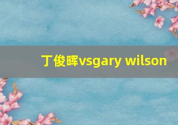 丁俊晖vsgary wilson